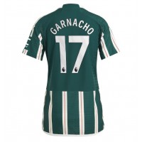 Manchester United Alejandro Garnacho #17 Gostujuci Dres za Ženska 2023-24 Kratak Rukav